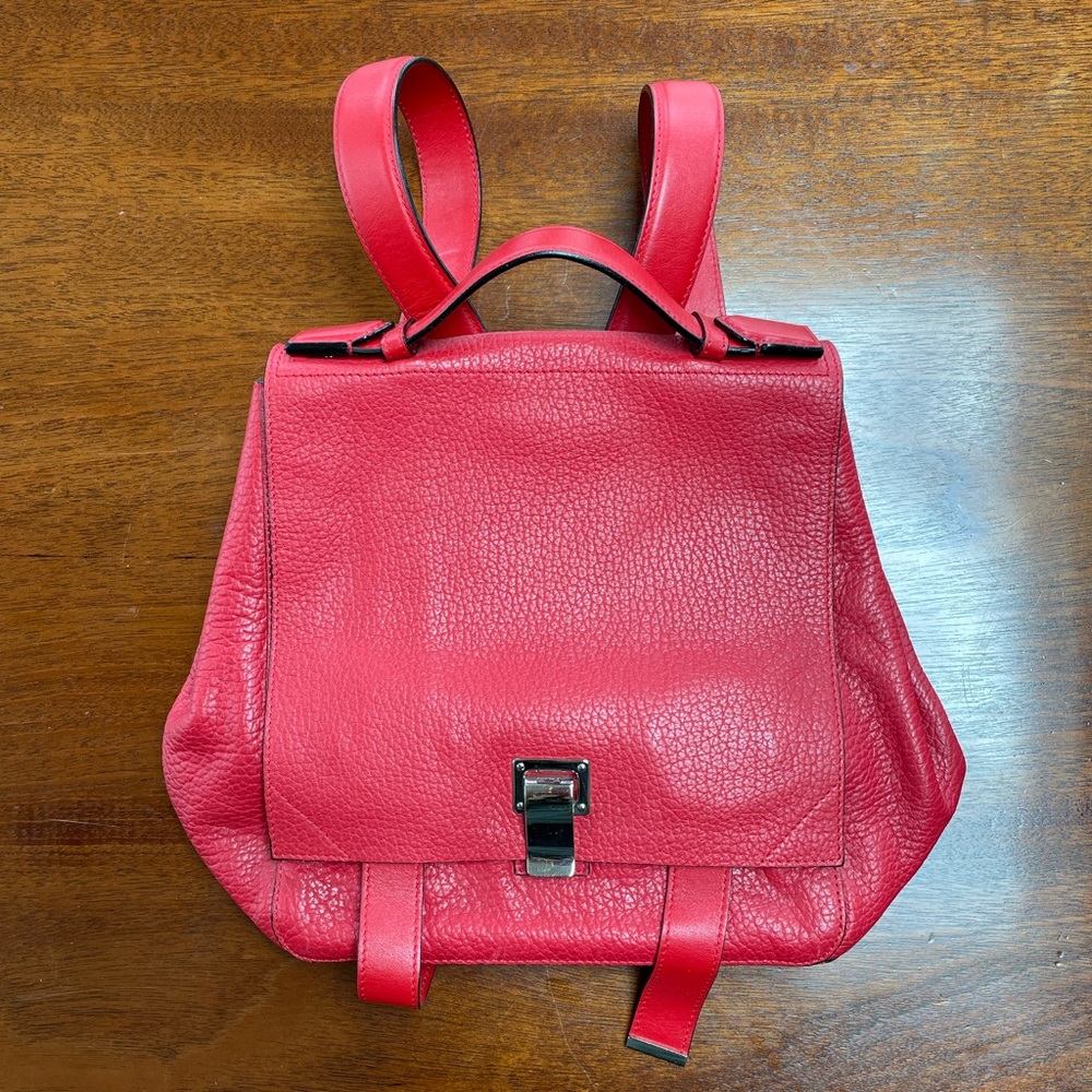 Proenza Schouler PS Courier Backpack, Red